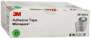 3M Micropore 1530-2 5Cm× 9.1M Adhesive Tape Pack Of 6