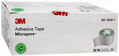 3M Micropore 1530-1 2.5Cm×9.1M Adhesive Tape Pack Of 12