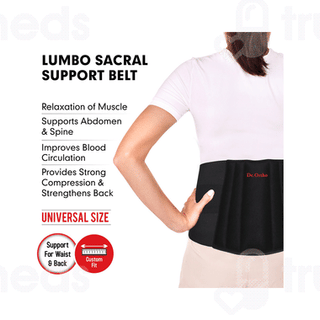 Dr Ortho Lumbo Sacral Support Universal Black Belt 1