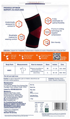Hansaplast Active Knee Support M Pair 1