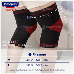 Hansaplast Active Knee Support M Pair 1