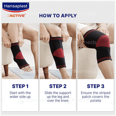 Hansaplast Active Knee Support M Pair 1