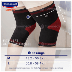 Hansaplast Active Knee Support L Pair 1