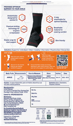Hansaplast Active Ankle Binder Support One Size Fits Most Single 1