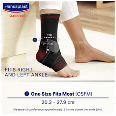 Hansaplast Active Ankle Binder Support One Size Fits Most Single 1