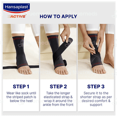 Hansaplast Active Ankle Binder Support One Size Fits Most Single 1