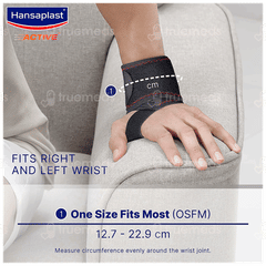 Hansaplast Active Wrist Support One Size Fits Most Single 1