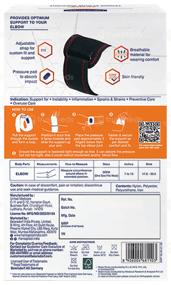 Hansaplast Active Tennis Elbow Support One Size Fits Most Single 1