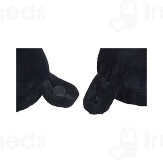 Tainpar U Shape Memory Foam Black Neck Pillow 1