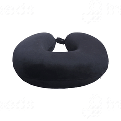 Tainpar U Shape Memory Foam Black Neck Pillow 1