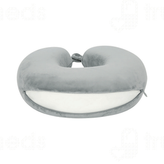 Tainpar U Shape Memory Foam Grey Neck Pillow 1