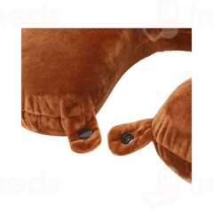 Tainpar U Shape Memory Foam Brown Neck Pillow 1