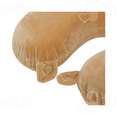 Tainpar U Shape Memory Foam Light Brown Neck Pillow 1