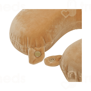 Tainpar U Shape Memory Foam Light Brown Neck Pillow 1