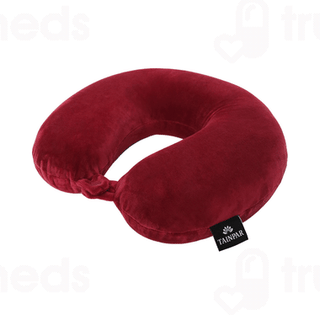 Tainpar U Shape Memory Foam Burgundy Neck Pillow 1