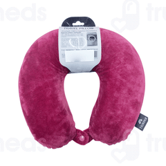 Tainpar U Shape Memory Foam Burgundy Neck Pillow 1