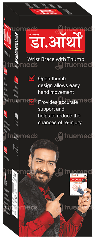 Dr Ortho Wrist Brace With Thumb Suiatable For Both Hands Grey 1