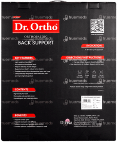 Dr Ortho Orthopaedic Back Support Grey 1