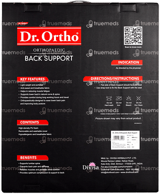 Dr Ortho Orthopaedic Back Support Grey 1