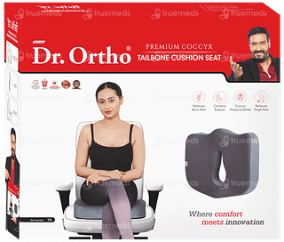 Dr Ortho Premium Coccyx Tailbone Grey Cushion Seat 1