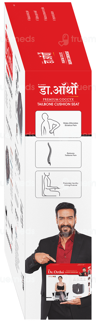 Dr Ortho Premium Coccyx Tailbone Grey Cushion Seat 1