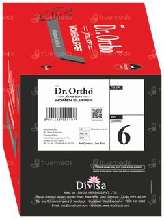 Dr Ortho Xtra Soft Size 6 Women Slippers Pair 1