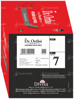 Dr Ortho Xtra Soft Size 7 Women Slippers Pair 1