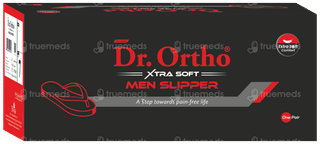Dr Ortho Xtra Soft Size 7 Men Slippers Pair 1