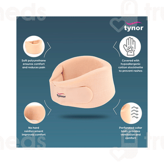 Tynor Cure B 07 Medium Cervical Collar Soft 1