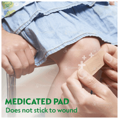 Dettol Medicated Washproof 2 In 1 Protection Plaster  Pack Of 10 Strips