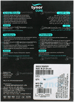 Tynor Cure D 01 Ankle Binder Medium 1