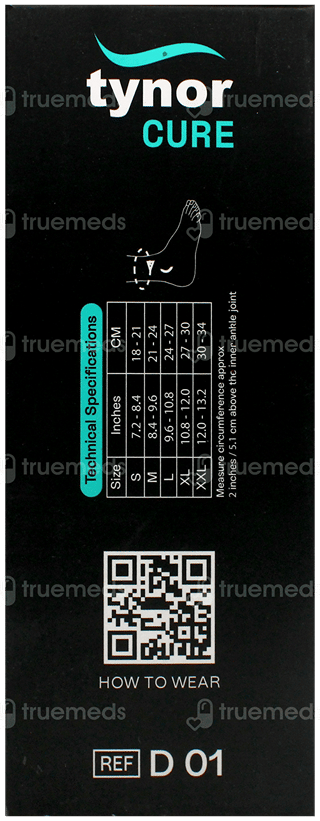 Tynor Cure D 01 Ankle Binder Medium 1