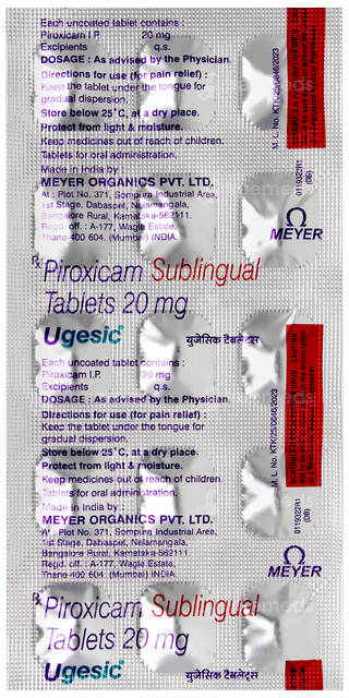 Ugesic Sublingual Tablet 15