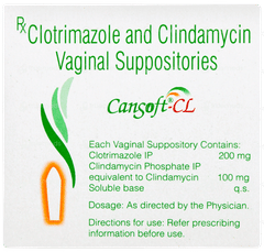 Cansoft Cl Vaginal Suppositories 3 Cansoft Cl Vaginal Suppositories 3