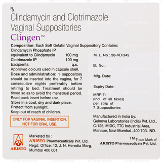Clingen Vaginal Suppositories 7