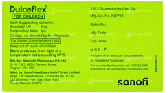 Dulcoflex For Children Suppositories 5