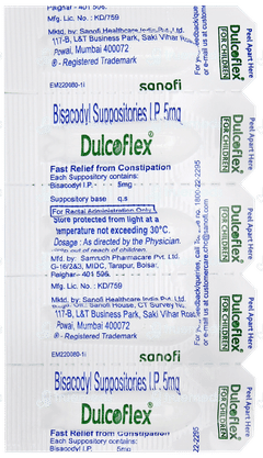 Dulcoflex For Children Suppositories 5