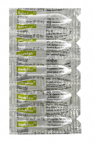 Gerbisa 10 MG Suppository 5