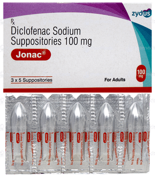 Jonac Adult 100Mg Suppositories 5