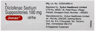 Jonac Adult 100Mg Suppositories 5