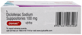 Jonac Adult 100Mg Suppositories 5