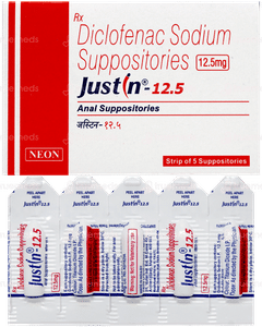 Justin 12.5 Suppositories 5 Justin 12.5 Suppositories 5