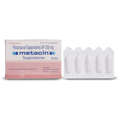 Metacin 250 Mg Suppository 5