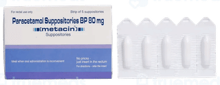 Metacin 80 Mg Suppository 5