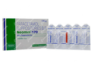 Neomol 170 MG Suppository 5