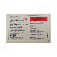 Neomol 170 Anal Suppositories 5
