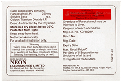Neomol 250 Anal Suppositories 5 Neomol 250 Anal Suppositories 5