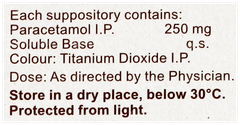 Neomol 250 Anal Suppositories 5 Neomol 250 Anal Suppositories 5