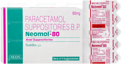 Neomol 80 Anal Suppositories 5 Neomol 80 Anal Suppositories 5