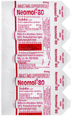 Neomol 80 Anal Suppositories 5